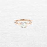 Round Solitaire Engagement Ring | OR-0001