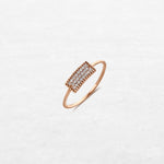 Silhouette Bold | OR-8130 with ethically sourced natural diamonds in 18k gold, handcrafted in Antwerp.