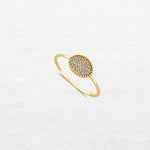 O! Jewelry Silhouette Oval | OR-8140 – made in Antwerp with 18k gold and ethically sourced diamonds.