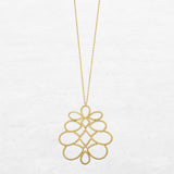 O! Jewelry Pine Necklace | OP-5889 – solid 18k gold, made in Belgium.