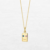 O! Jewelry Sonrisa Necklace | OP-8340 – solid 18k gold, made in Belgium.
