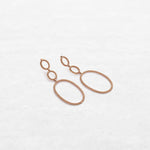 O! Jewelry Ellipse Earrings | OE-8591 – solid 18k gold, made in Belgium.