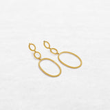 Timeless Ellipse Earrings | OE-8591 in 18-karat gold, designed and made in Antwerp.