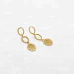 Luxury Staple Earrings | OE-5755 in 18-karat gold, handcrafted in Antwerp.