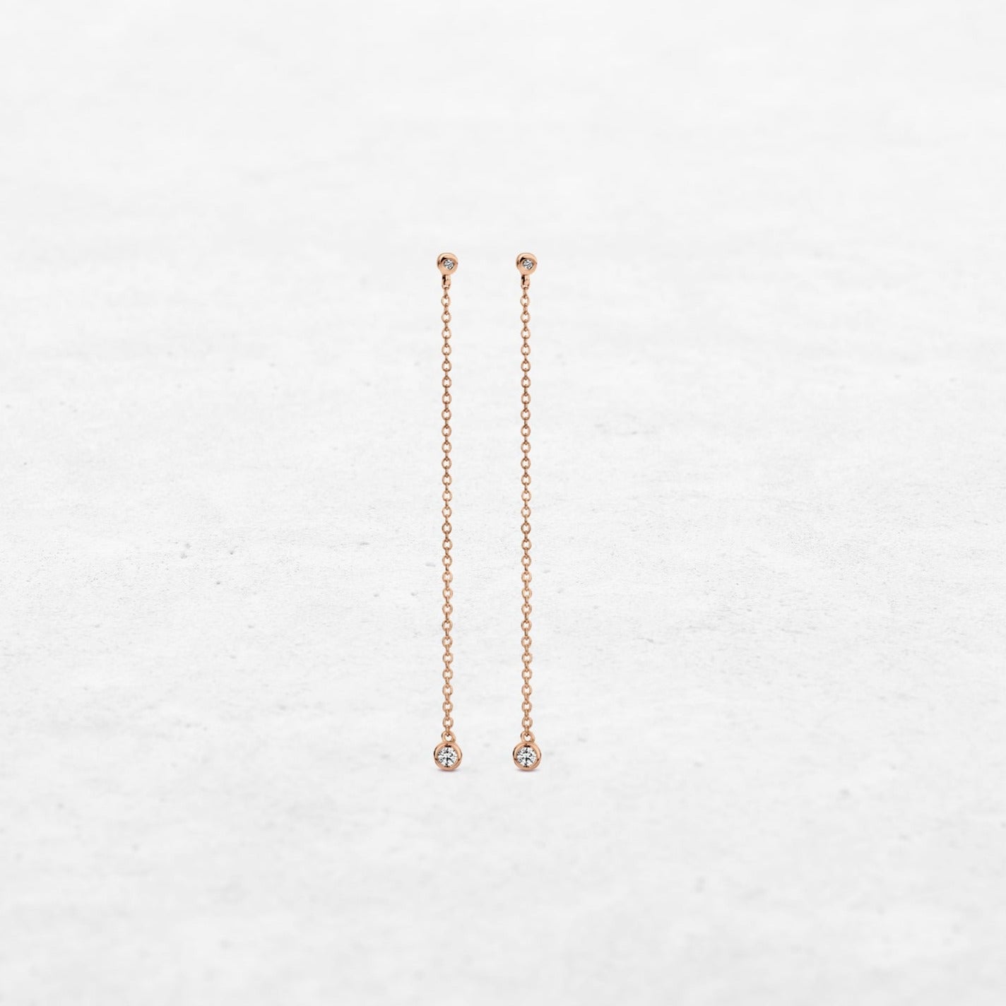 Dotted Earrings | OE-6037 with ethically sourced natural diamonds in 18k gold, handcrafted in Antwerp.