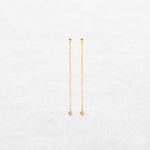 Timeless Dotted Earrings | OE-6037 with natural diamonds and 18k gold, responsibly made in Antwerp.