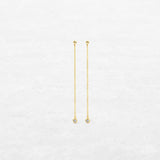 Timeless Dotted Earrings | OE-6037 with natural diamonds and 18k gold, responsibly made in Antwerp.