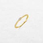 Leaf Ring | OR-6033 with ethically sourced natural diamonds in 18k gold, handcrafted in Antwerp.