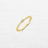 Leaf Ring | OR-6033 with ethically sourced natural diamonds in 18k gold, handcrafted in Antwerp.