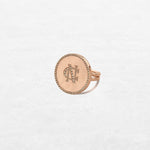 Timeless Heirloom Circle | OR-8214 with natural diamonds and 18k gold, responsibly made in Antwerp.