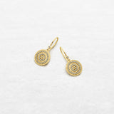 Luxury Harmony Earrings | OE-5862 in 18-karat gold with hand-set natural diamonds, designed in Belgium.