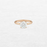Round Solitaire Engagement Ring | OR-0001