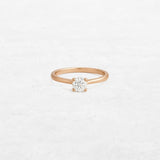 Round Solitaire Engagement Ring | OR-0001