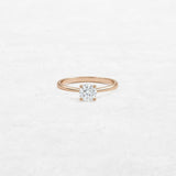 Round Solitaire Engagement Ring | OR-0001