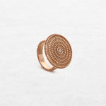 O! Jewelry Platform Ring | OR-8161 – made in Antwerp with 18k gold and ethically sourced diamonds.