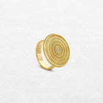 golden ring with diamond made by O! Jewelry