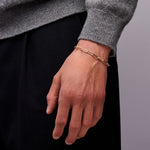 O! Jewelry Clip Bracelet | OB-9100 – solid 18k gold, made in Belgium.