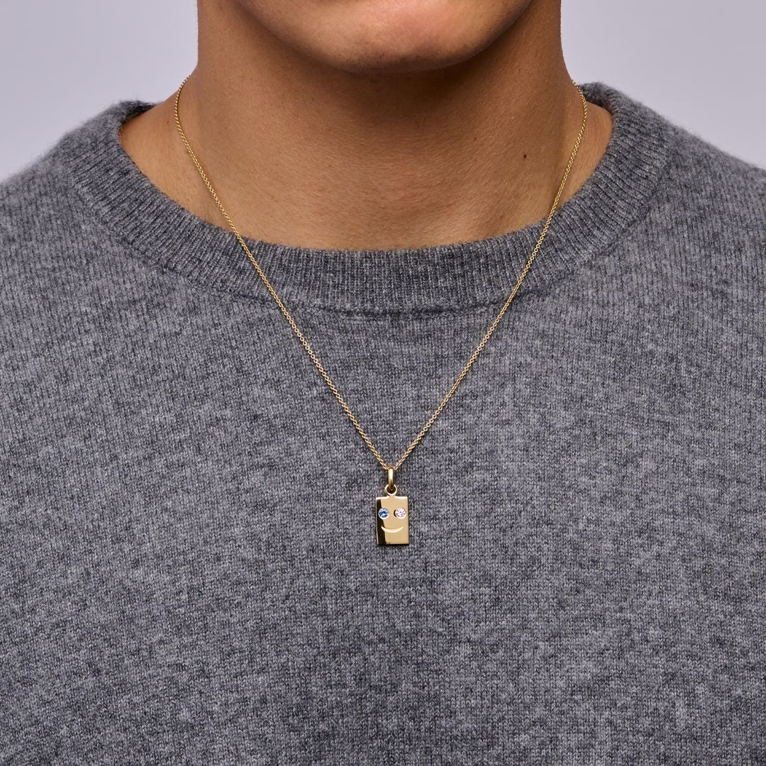 Timeless Sonrisa Necklace | OP-8340 in 18-karat gold, designed and made in Antwerp.