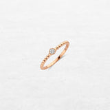 Luxury Flux Ring One | YT22226092YB in 18-karat gold with hand-set natural diamonds, designed in Belgium.