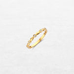 Luxury Celestial Ring | YT222404YA in 18-karat gold with hand-set natural diamonds, designed in Belgium.