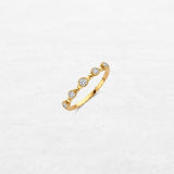 O! Jewelry Flux Ring Five | YT226092YC – made in Antwerp with 18k gold and ethically sourced diamonds.