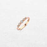 Timeless Eclipse Ring | YT222409YA with natural diamonds and 18k gold, responsibly made in Antwerp.