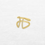 Luxury Architect Pillar | OR-8217 in 18-karat gold with hand-set natural diamonds, designed in Belgium.