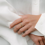 Timeless Classic Stack Ring | OR-5166 in 18-karat gold, designed and made in Antwerp.