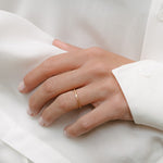 O! Jewelry Leaf Ring | OR-6033 – made in Antwerp with 18k gold and ethically sourced diamonds.