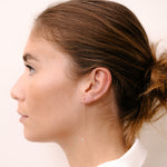 Dotted Earrings | OE-6037 with ethically sourced natural diamonds in 18k gold, handcrafted in Antwerp.