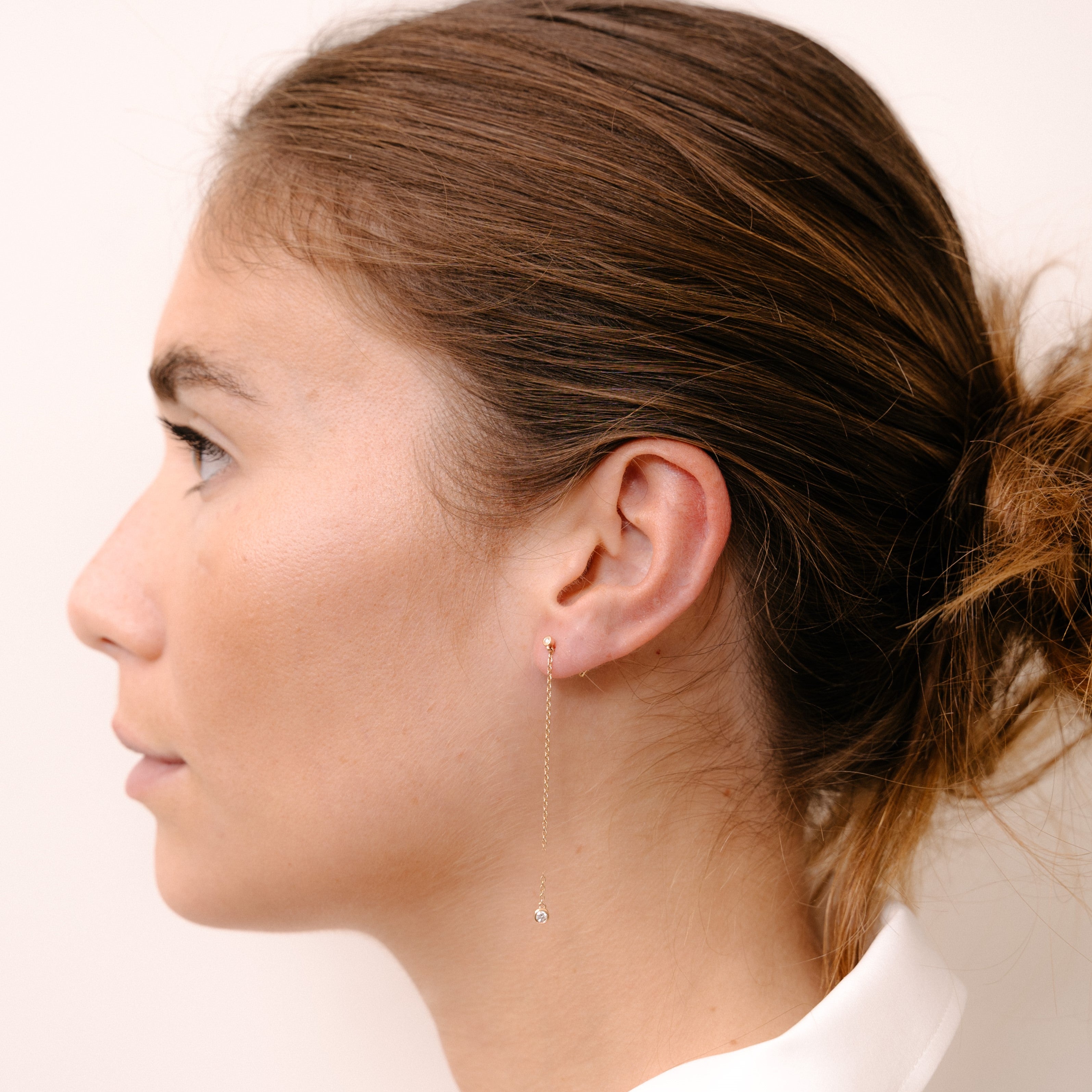 Dotted Earrings | OE-6037 with ethically sourced natural diamonds in 18k gold, handcrafted in Antwerp.