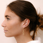 Luxury Sphere Earrings | OE-8596 in 18-karat gold, handcrafted in Antwerp.