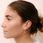 Timeless Ellipse Earrings | OE-8591 in 18-karat gold, designed and made in Antwerp.