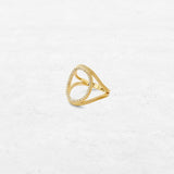 Timeless Architect Open | OR-8205 with natural diamonds and 18k gold, responsibly made in Antwerp.
