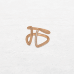 Timeless Architect Pillar | OR-8217 with natural diamonds and 18k gold, responsibly made in Antwerp.