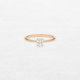 Oval Solitaire Engagement Ring | OR-0003